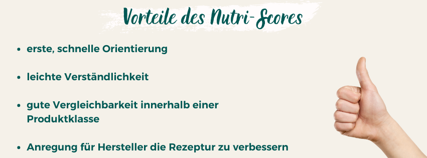 Vorteile vom Nutri-Score