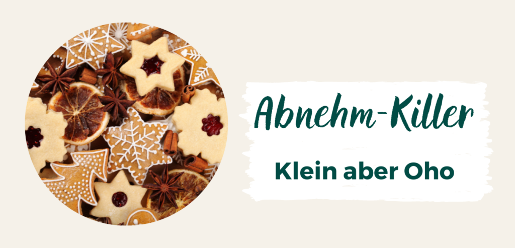 Plätzchen essen trotz Abnehmen